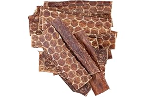 HOTSPOT PETS Beef Jerky Dog Treats Esophagus (6 Inches- 20 Pack) - 100% Natural Healthy Chews for Dogs - Meat Jerky Snack, Rich in Glucosamine for Joint Health,All Natural from Grass Fed Cattle