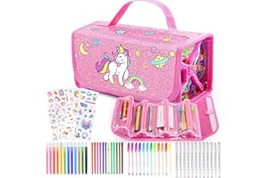 Unicorn Art Set Unicorn Toys for Girls,Arts and Crafts Drawing Activities Birthday Gift for 3 4 5 6 7 8-12 Year Old Girls Col