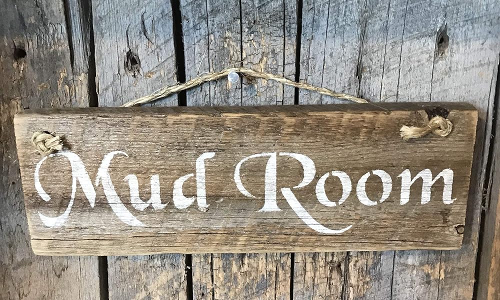 Mud Room Wood Sign Handmade