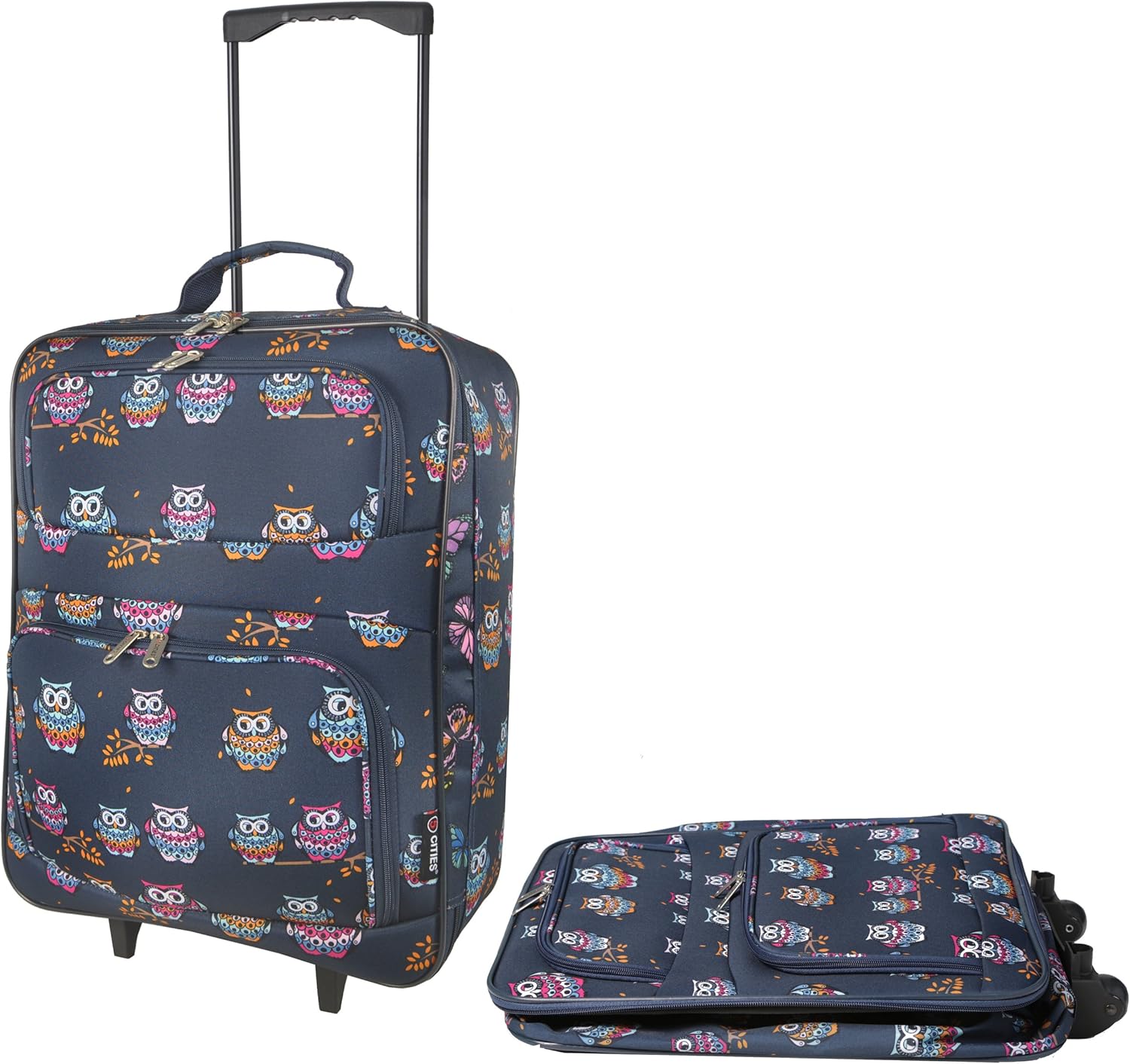 5 Cities Cabin Approved 21" Lightweight Folding/collapsable Hand Luggage Cabin