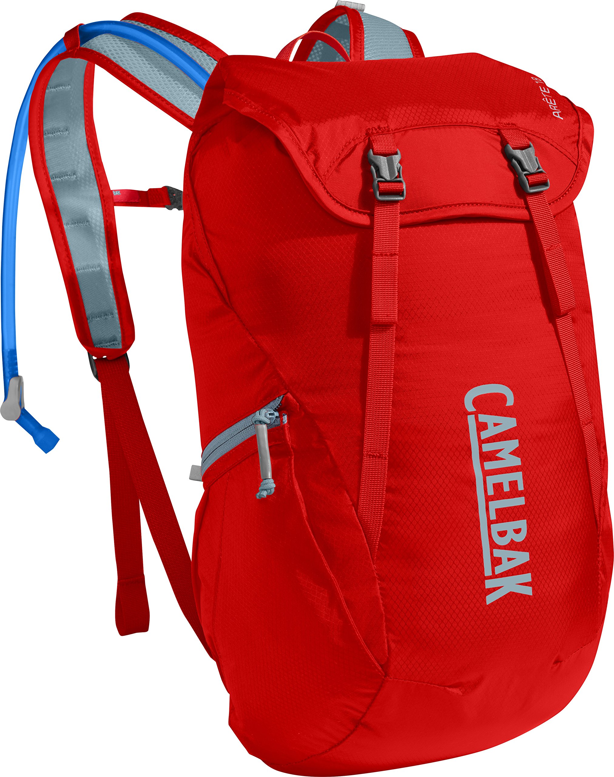 Camelbak Arete 18 50 oz Fiery Red/Stone Blue Backpack - 600 Red, N