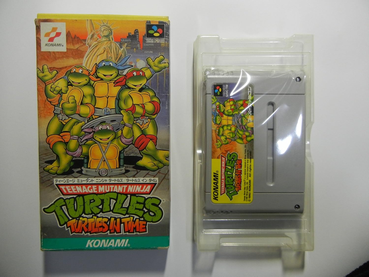 Amazon ｔ ｍ ｎ ｔ タートルズインタイム スーパーファミコン
