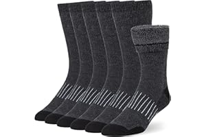Buttons & Pleats Wool Socks for Men & Women Merino Thermal Warm Cozy Winter Boot Sock