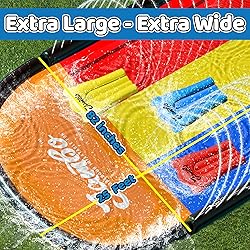JAMBO 25Ft Premium XXL Slip Splash and Slide with 3