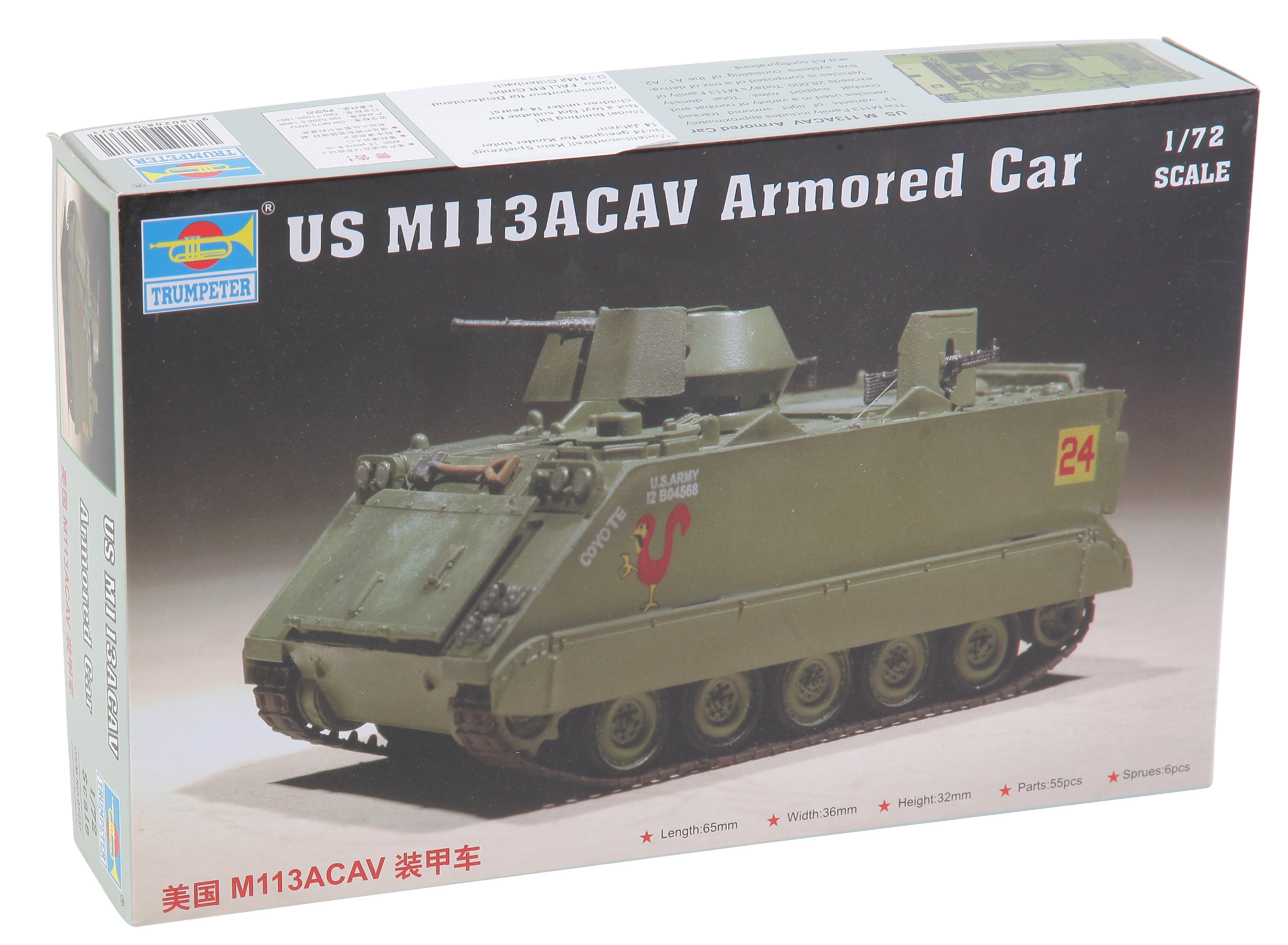 Trumpeter 1:72 - M113ACAV US Army Armoured Car
