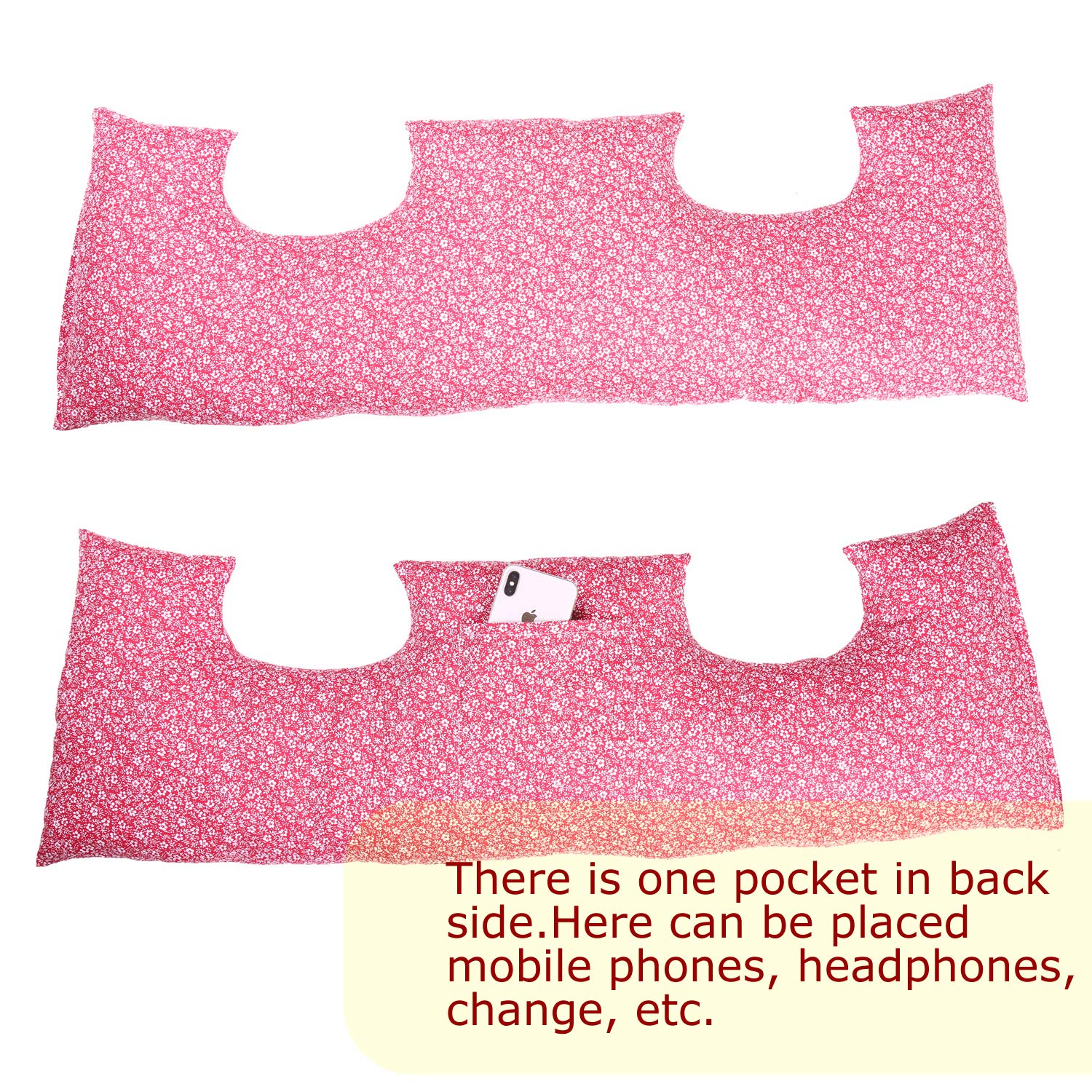 rainbowstar Mastectomy Pillow for Breast Cancer Surgery Lumpectomy Reconstruction Chest Healing Protector Post-Surgery Recovery Support Patient Care (Tiny Flower)