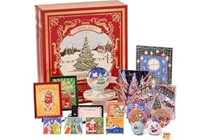 Pintoo Christmas Advent Calendar 2023 - Star Chaser - 17 Different Puzzles Including Mini Puzzles & Practical 3-D Puzzles for 24-Day Countdown & Home Decoration [AR1001]