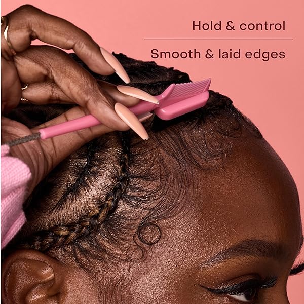 SHEA MOISTURE DEFINE & SHINE EDGE GEL + FLAXSEED COCONUT & HIBISCUS HOLDS AND CONTROLS EDGES ALL DAY INFUSED WITH GLYCERIN, COCONUT OIL AND AN INVIGORATING SWEET SCENT PARABEN-FREE HAIR 3.5 OZ