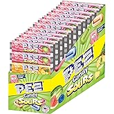PEZ Candy PEZ Refills, 6- Packages, (Pack of 12) Sourz Candy 72 Count