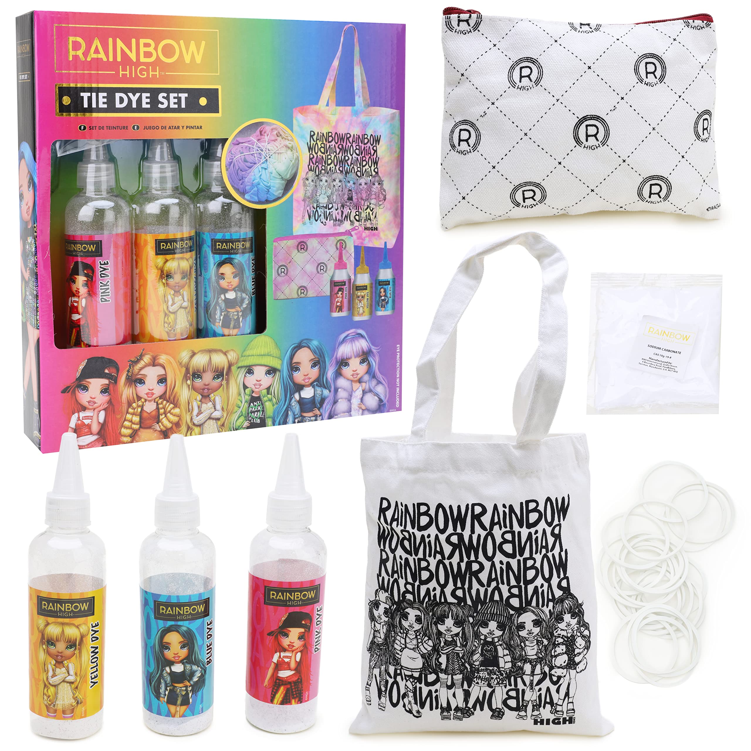 Toyland® Rainbow High Tie Dye Set - Create Your Own Tie Dye Bag & Purse - Creative Toys