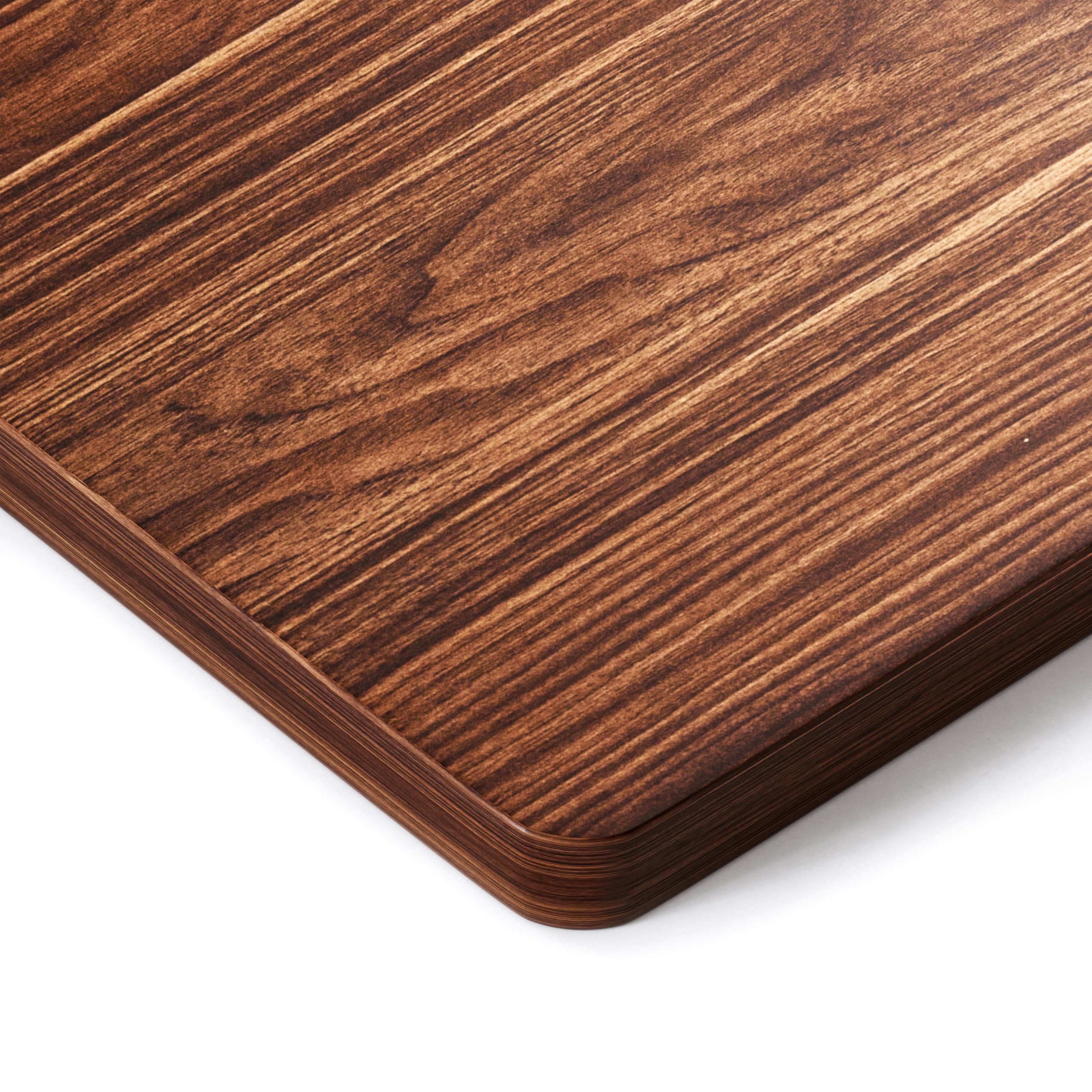 Photo 1 of BIZUM Whole-Piece Particle Board Table Top Wood Countertop for Standing Desk DIY, 63x28x1 Inch Walnut Desk Top
