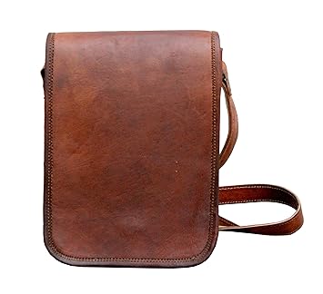 Mangalmurti Handicrafts Leather Messenger Vintage Bag For Man And Women For 15 Inch Laptop Briefcase Office Bag