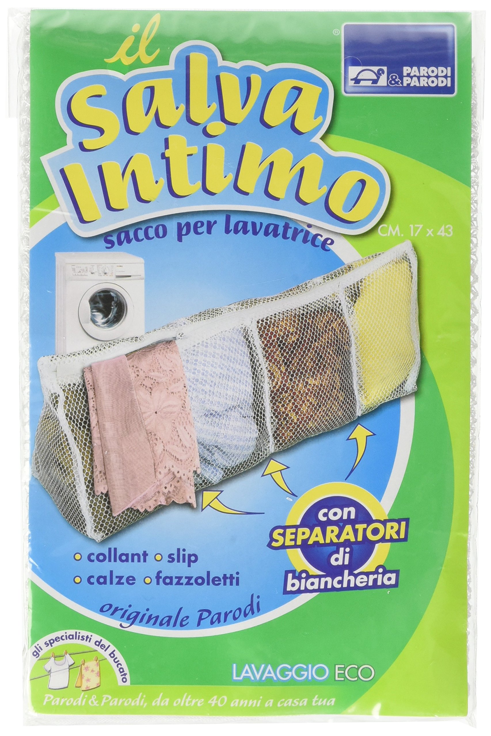 Parodi & Parodi Laundry Bag Laundry Bag Underwear with Tabs of Bedding Polyester White 14 x 24 x 5 cm