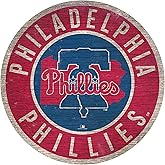 GameDay Novelties Phillies 12" Circle with State and Team Logo Wood Sign