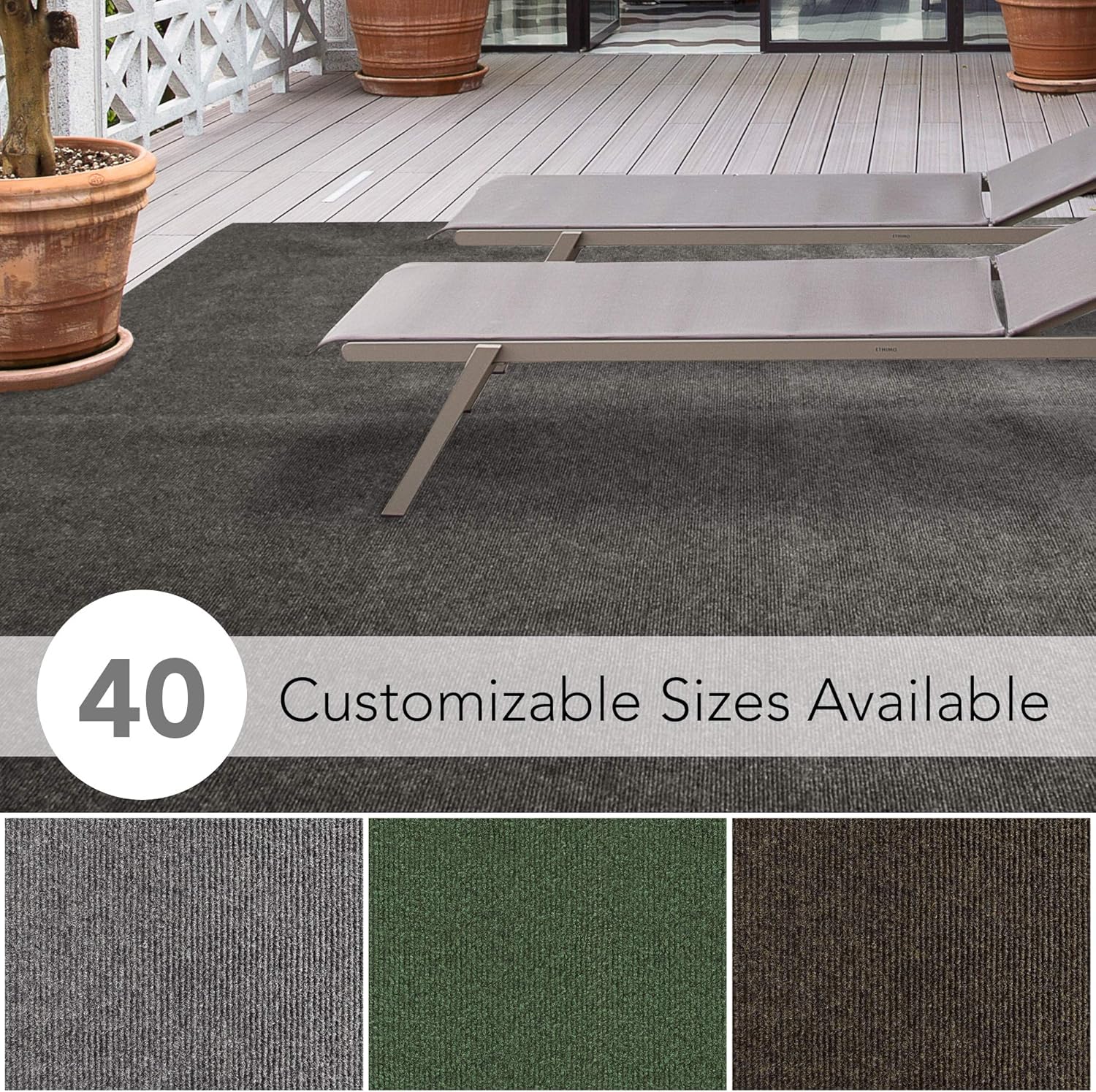 iCustomRug Affordable Indoor/Outdoor Carpet with Marine