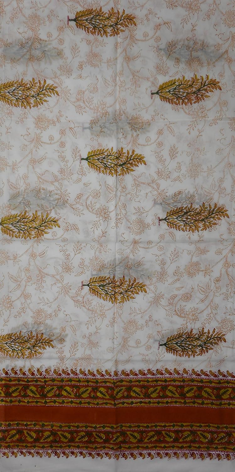 sonava printers jaal handloom cotton stole for women (multi-coloured)
