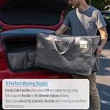 Venο 4 Pack Heavy-Duty Oversize Storage Bags with Zips and Tag Pocket view 3