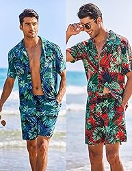 COOFANDY Mens Vacation Essentials 2 Piece Outfits