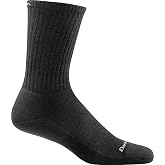 Darn Tough 1680 Men's Merino Wool Standard Issue Crew Height Light Socks | Breathable Lightweight Merino Wool, Moisture Wicking, Odor-Resistant, Arch Support, Dress &amp; Casual Sock, Made in USA
