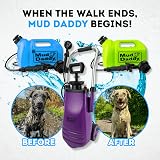 Mud Daddy 8 Litre Portable Pet Wash Device Blue Muddy Walks Grooming view 3