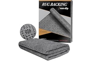 ARTUFTING 80" x 80" Non Slip Area Rug Pad, Non Skid Rug Backing for Carpet Premium Thick Rug Gripper for Hardwood Floors Ideal Rug Tufting Gun Supplies Rug Making
