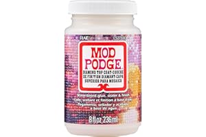 Mod Podge Diamond Top Coat, Premium All-in-One Glue, Sealer, and Finish Perfect for Preserving Diamond Puzzle Arts and Crafts Projects, CS27590