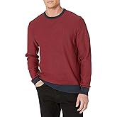 Amazon Essentials Men's Long-Sleeve Crewneck Sweater, 100% Cotton, Big & Tall Options Available
