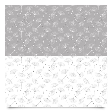Carta Adesiva Per Mobili Dandelion Pattern Set In Agate