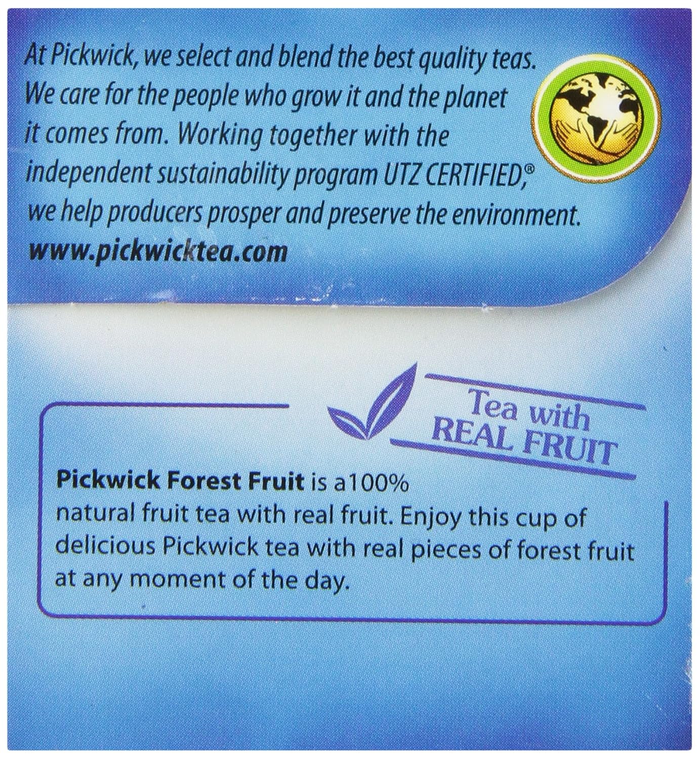 Pickwick Forest Fruit 20 Tea Bags Per Pack Pack Of 6