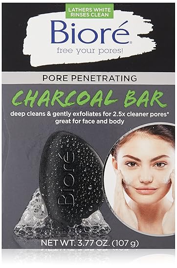 biore charcoal soap