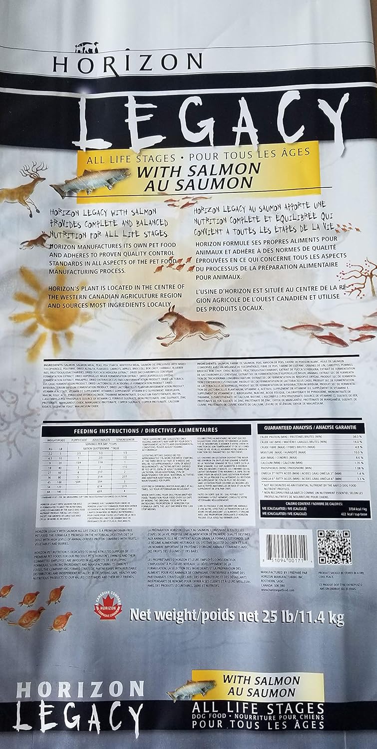 horizon legacy salmon dog food