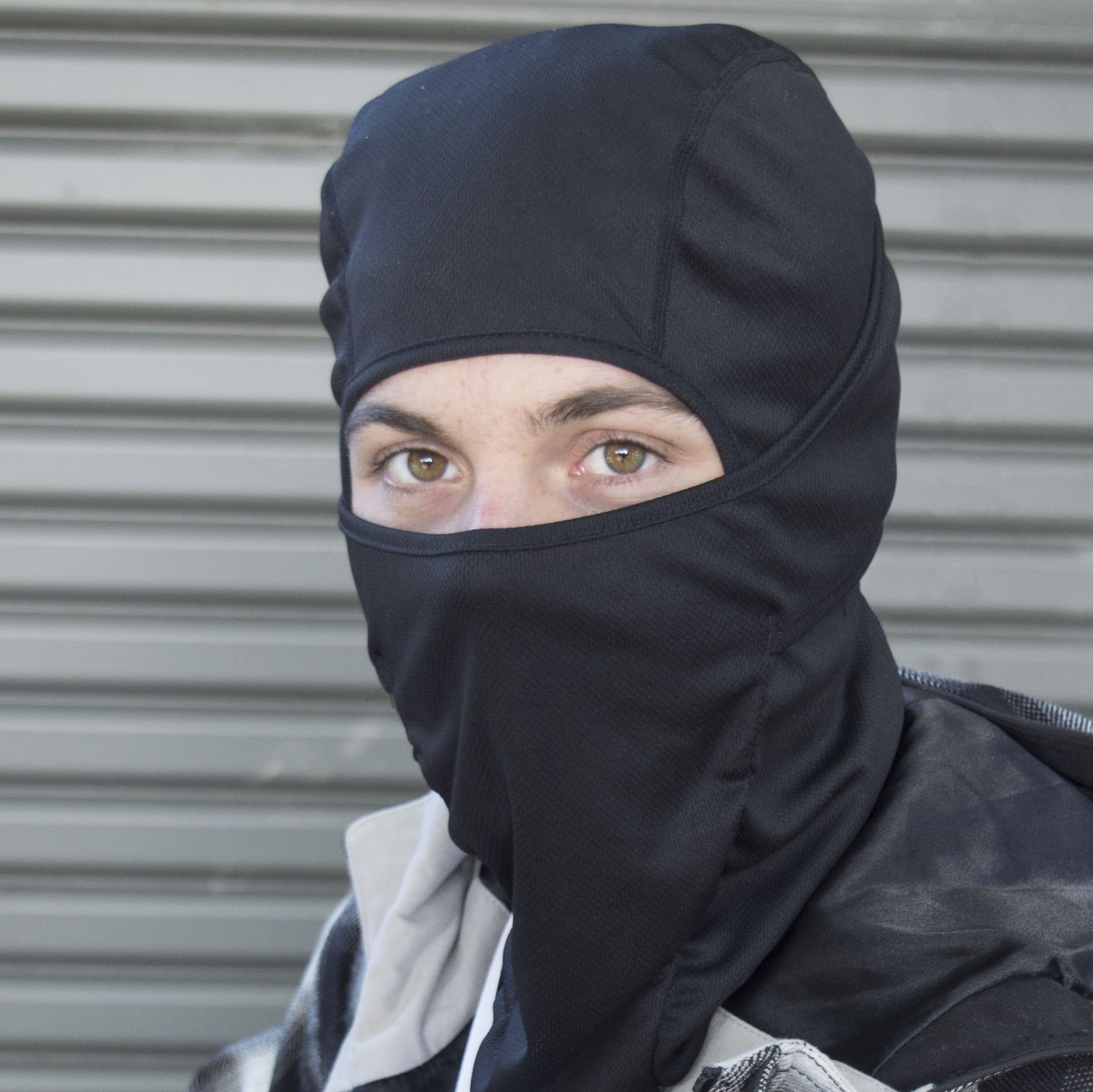Balaclava Motorcycle Mask / Motorcycle Balaclava - Lighter than Neoprene - Winter Outdoor Ski Gear - Mens Riding Full Hood - Black Tactical Accessories - Helmet Masks For Men - One Size Fits Most