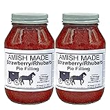 Amish Pie Filling Strawberry/Rhubarb and Topping