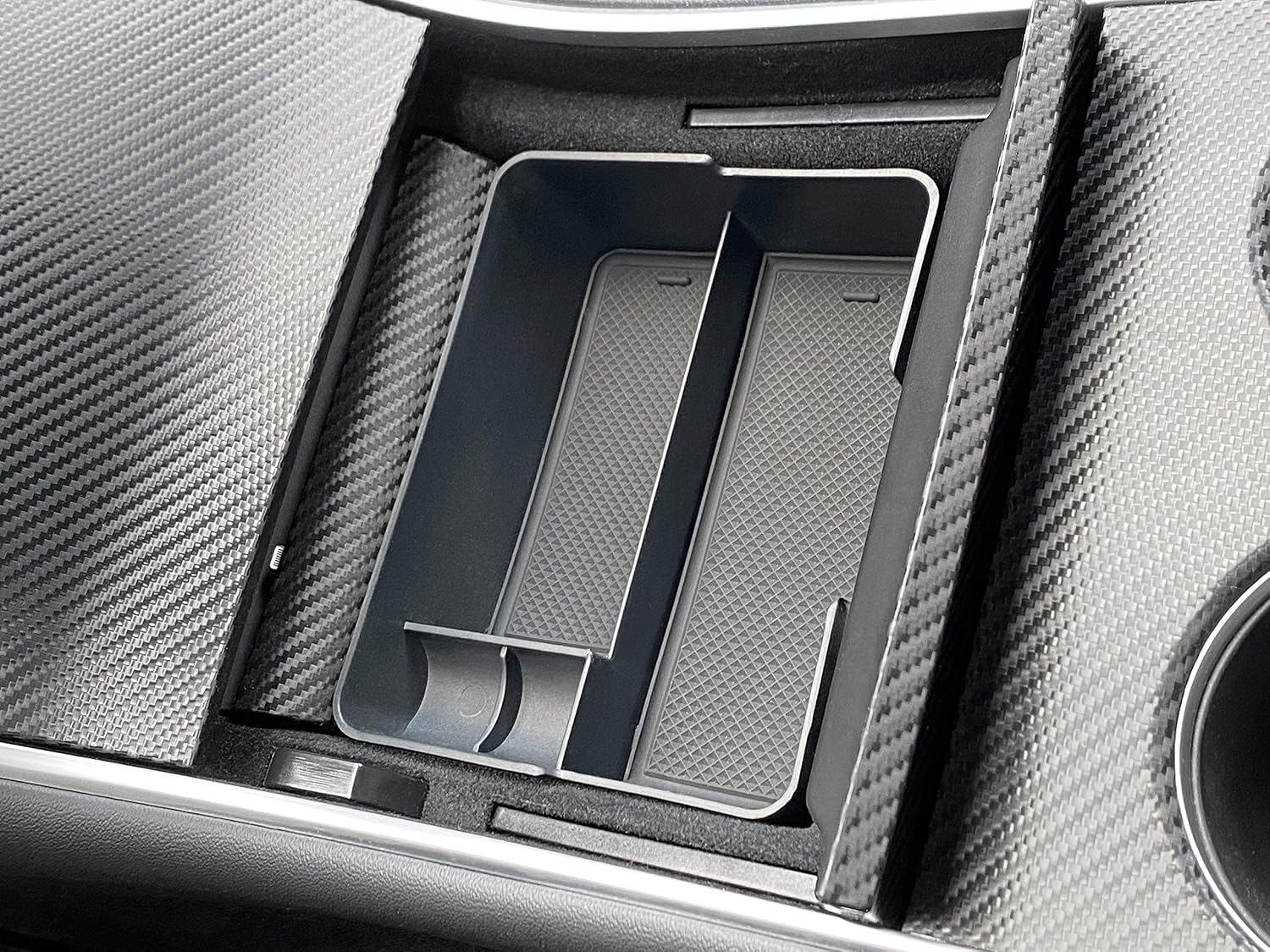 Bandeja Organizadora Para Tesla Model 3 Y Y Color Negro Scarlet Car