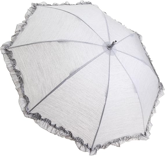 Amazon カシュネ Cache Nez 晴雨兼用 ダンガリーデコフリル傘 02 11 002 Gry グレー F 長傘 通販