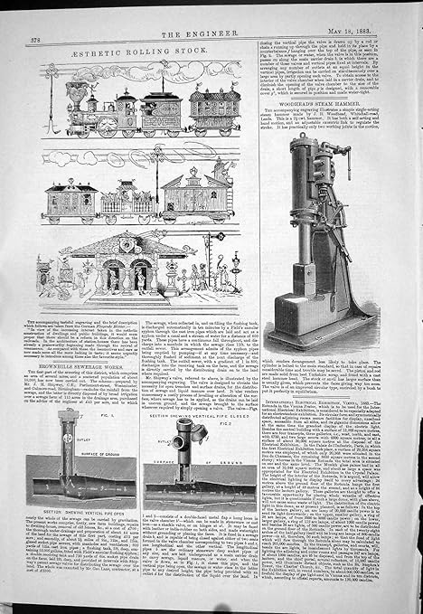 Amazon 18審美的な圧延素材のwoodheadの蒸気ハンマーのbrownhillsの下水道の設計 アートフレーム ポスター オンライン通販