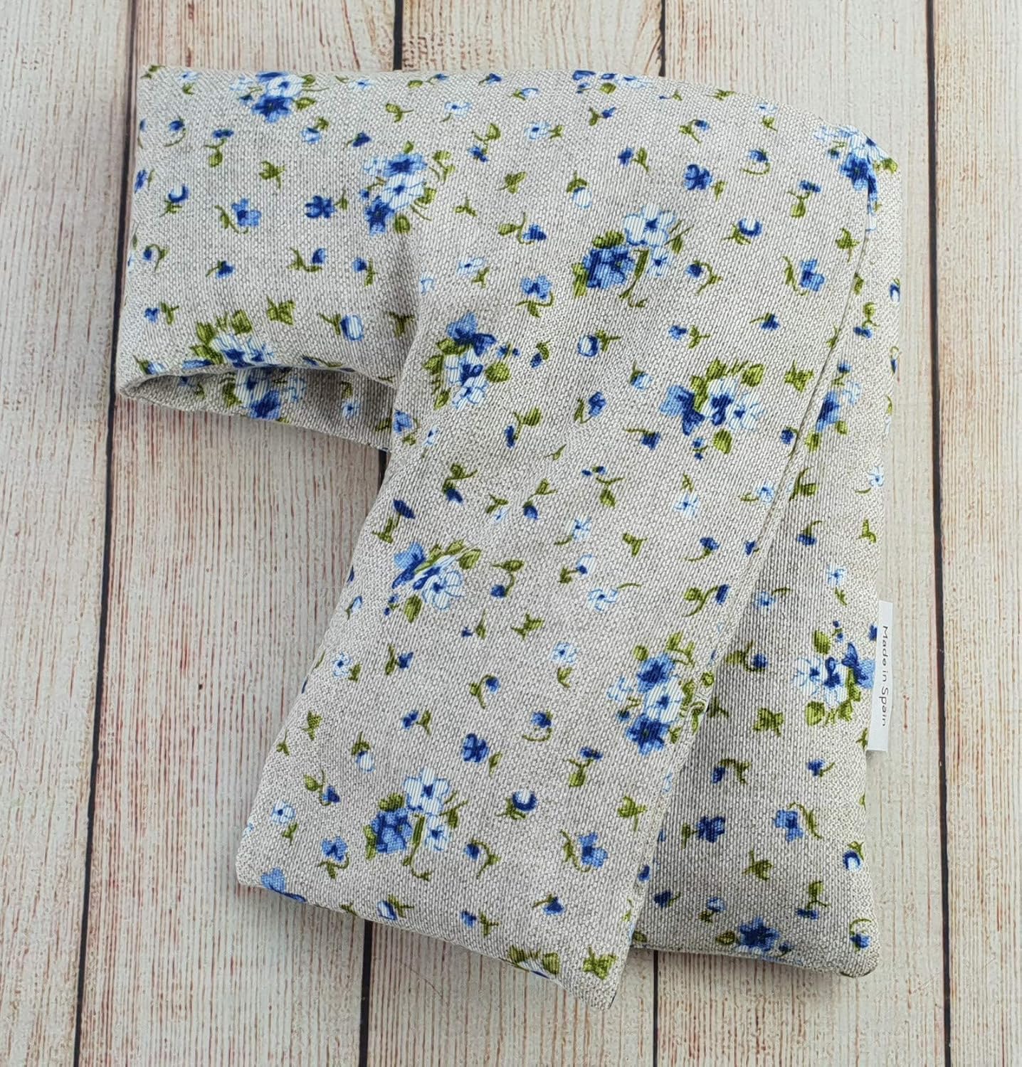 Saco térmico cervical de semillas de trigo y lavanda 45 x 28 cm ...