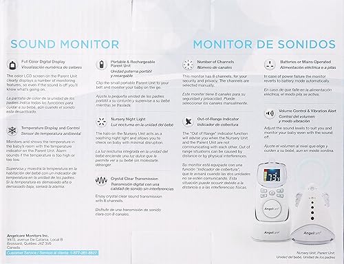 Angelcare Baby Sound Monitor, White in Kuwait Whizz Audio Monitors