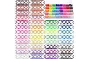 400pcs Toddler Hair Ties, Funtopia 40 Colors Baby Hair Ties for Little Girls, Colorful Small Hair Elastics, No damage Ponytail Holder Hair Accessories for Baby Girls Infants Kids