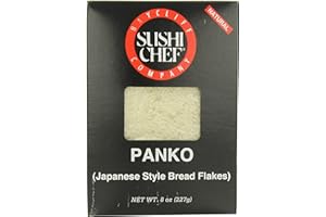 Sushi Chef Panko (Japanese Bread Flakes), 8-Ounce Boxes (Pack of 6)