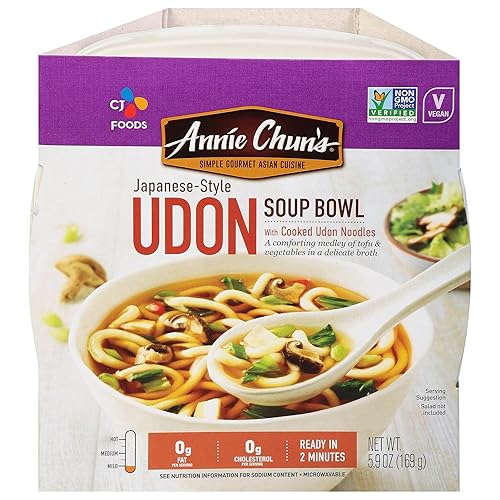Annie Chun's Soup Bowl, Japanese Style Udon, Non GMO, Vegan, 5.9 Oz (Pack of 6)