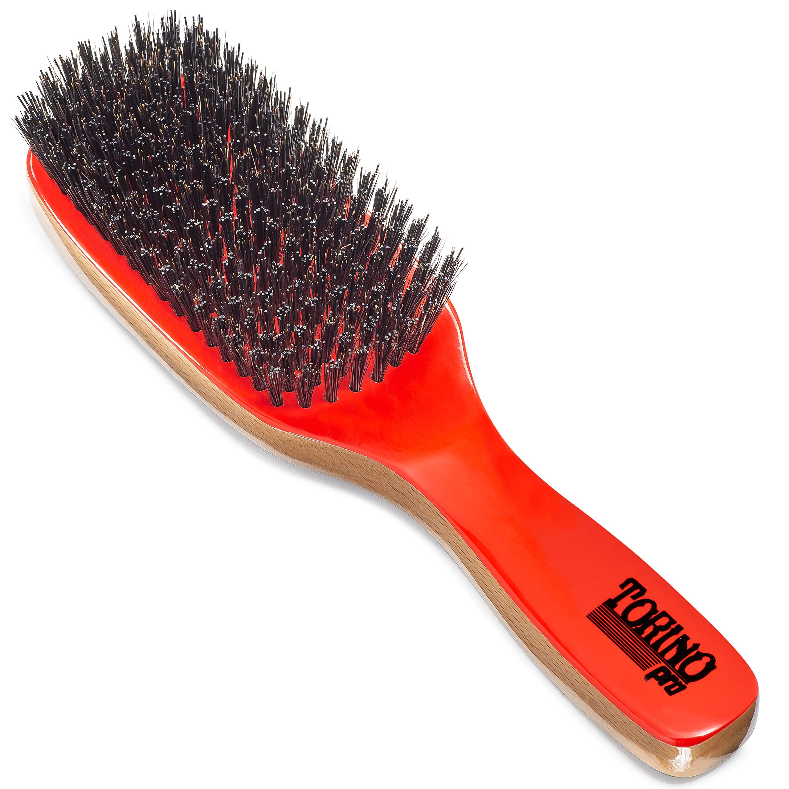 Torino Pro Medium Hard Wave Brush By Brush King 1590