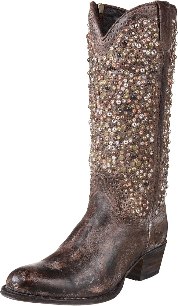 studded tall boots