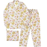 Huar Cotton Pajamas for Women - Luxurious Womens Pajama Sets - Comfortable Christmas PJ Sets, Breathable and Light Cotton Pjs