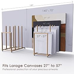 UNZERO Art Storage Rack, Art Canvas Storage, Art