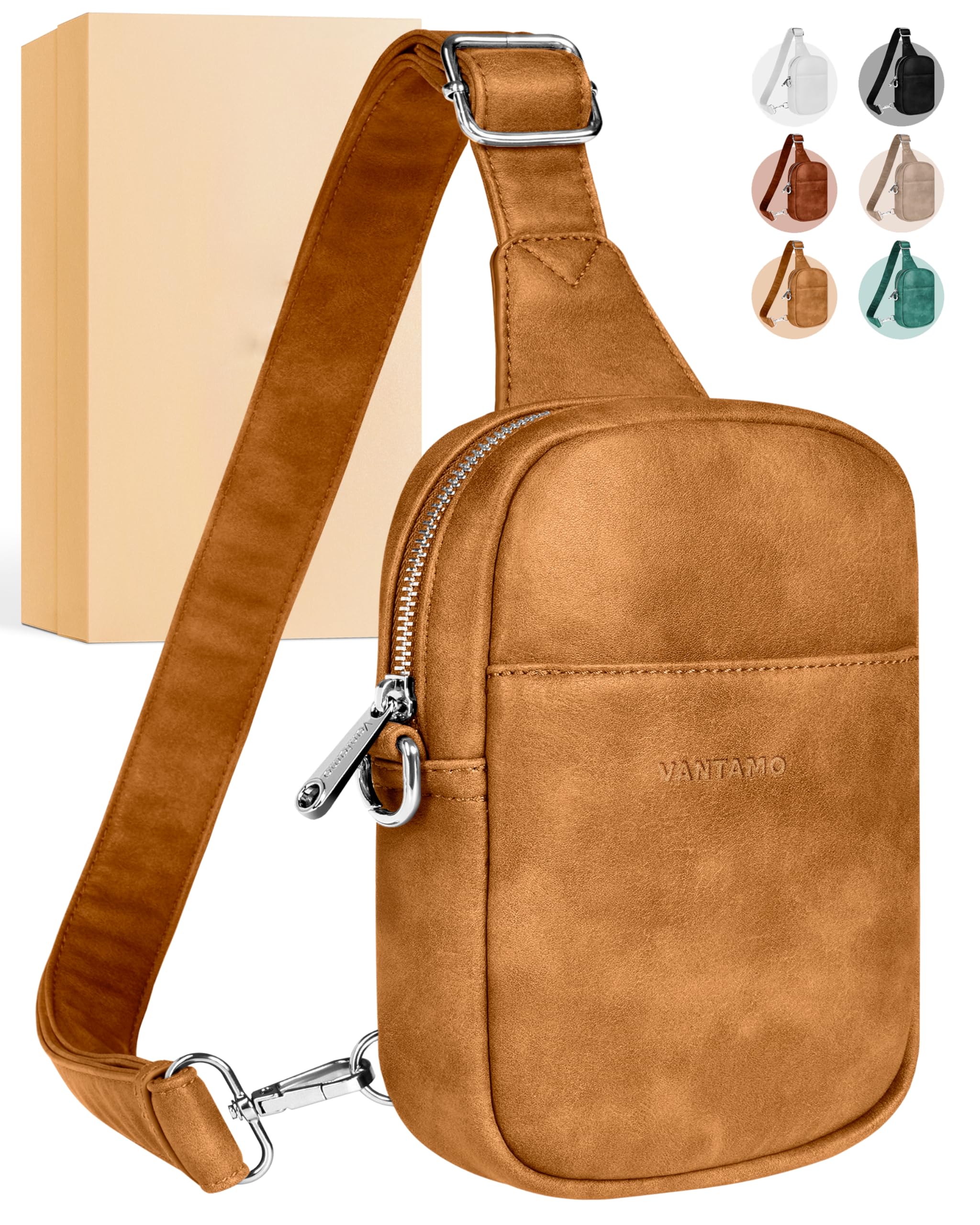 Vantamo Sling Bag for Women 29"-52" Adjustable