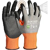 Schwer A6 AIR-SKIN Cut Resistant Work Gloves, Comfortable & Breathable, 21-Gauge Seamless Knit Flexible Safety Working Gloves with Grip for Refined Tasks, Touch-screen, Non PFAS, 1 Pair, L, AR5926