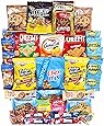 Cookies Chips & Candies Variety Pack Bundle Assortment Includes Cheez-It's Goldfish Laffy Taffy Rice Krispy Treats Chex Mix Oreos & More Bulk Sampler 40 Count