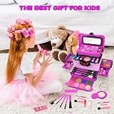 FHNSEL 54 Pcs Kids Makeup Kit Safe Non-Toxic Princess Satchel view 7