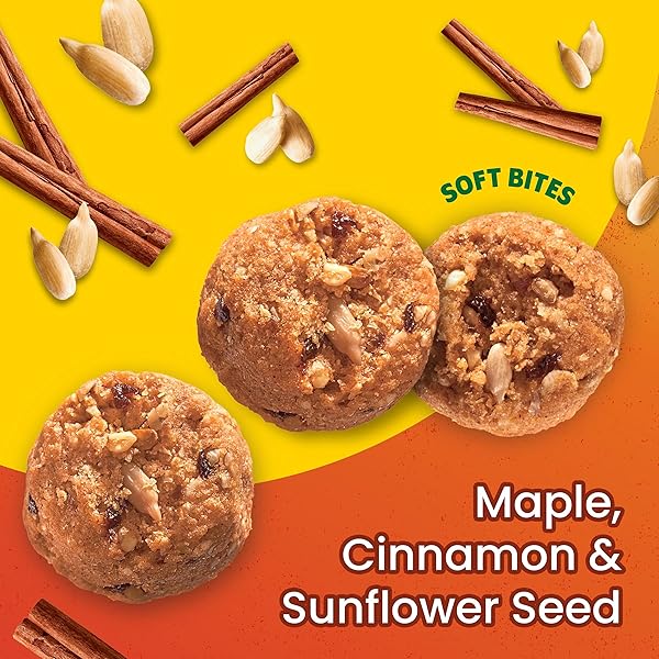 BELVITA ENERGY SNACK BITES, MAPLE, CINNAMON AND SUNFLOWER SEED, 5 OZ BAG